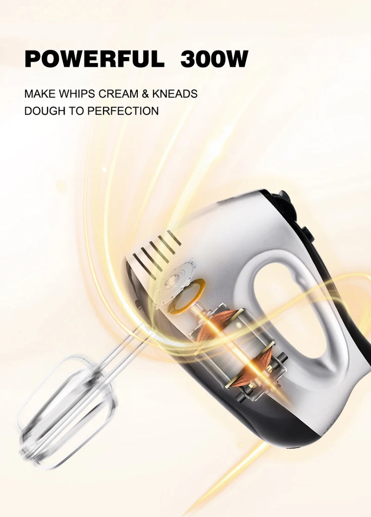 Hand Mixer 220V Blender 300W Electric Food Processor 3 in 1 Mixer Kitchen Appliances Machine Mixer for Baking