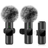 K60 NEW Wireless Lavalier Microphone Audio Video Recording Mini Mic For iPhone Android Laptop Gaming Mobile Phone Microphone
