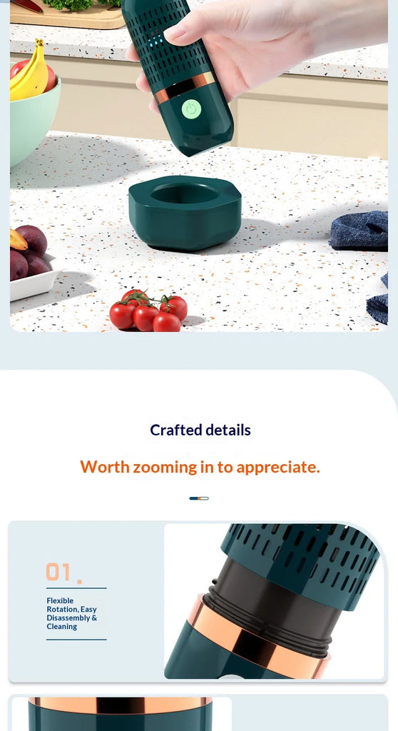 3000mAh Fruit and Vegetable Cleaning Machine Multifunctional Vegetable Cleaning Machine Fruit Cleaning Device for Fruits Veggies