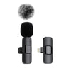 K60 NEW Wireless Lavalier Microphone Audio Video Recording Mini Mic For iPhone Android Laptop Gaming Mobile Phone Microphone