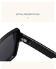 Fashion Square Frame Sunglasses for Women Luxury UV Protection Large Frame All-Match DS-8052-1