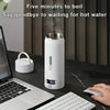 500ml Mini Kettle Electric Travel Kettle 4 Temperatures Portable Kettle Fast Heating Cup for Coffee and Tea
