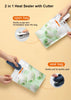 Mini Heat Bag Sealing Machine Package Sealer Bags Plastic Food Sealer Clip Bag Handheld Sealer Food Packaging Heat Sealer