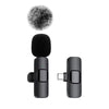 K60 NEW Wireless Lavalier Microphone Audio Video Recording Mini Mic For iPhone Android Laptop Gaming Mobile Phone Microphone