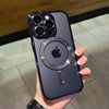 Luxury Magnetic Plating Clear Case For Magsafe Wireless Charging iPhone 11 12 13 14 15 16 17 Pro Max Air Plus Shockproof Cover